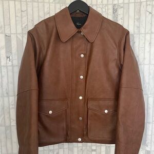 Rails Tan Leather Jacket